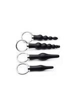 Load image into Gallery viewer, Master Series 4 Piece Anal Rimmer Ringed Silicone Kit