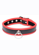 Load image into Gallery viewer, Master Series Black and Red Collar with O-Ring
