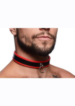Load image into Gallery viewer, Master Series Black and Red Collar with O-Ring

