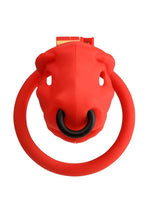 Load image into Gallery viewer, Master Series Bull Chastity Cage - Red