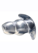 Load image into Gallery viewer, Master Series Clear View Hollow Anal Plug - Clear - Large