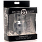 Master Series Clear View Hollow Anal Plug - Clear - Medium