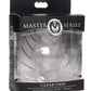 Master Series Clear View Hollow Anal Plug - Clear - Small