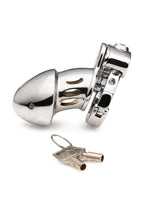 Load image into Gallery viewer, Master Series Cock Cuff Snap-On Chastity Cage - Silver