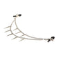 Master Series Daggers Double Chain Nipple Clamps