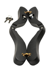 Master Series E-Stim Wooden Humbler - Black