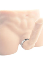 Load image into Gallery viewer, Master Series Echo Stainless Steel Triple Cockring
