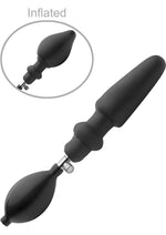 Load image into Gallery viewer, Master Series Expander Inflatable Anal Plug with Removable Pump - Black