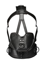 Load image into Gallery viewer, Master Series Leather Head Harness with Muzzle - Black