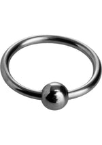Load image into Gallery viewer, Master Series Ornata Steel Ball Head Ring - Metal/Silver
