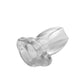 Master Series Peephole Clear Hollow Anal Plug