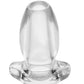 Master Series Peephole Clear Hollow Anal Plug