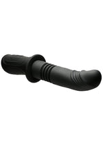 Load image into Gallery viewer, Master Series Power Thrust Rechargeable Thrusting Silicone Vibrator - Black
