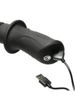 Load image into Gallery viewer, Master Series Power Thrust Rechargeable Thrusting Silicone Vibrator
