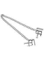 Load image into Gallery viewer, Master Series Pressure Vice Metal Nipple Clamps - Silver
