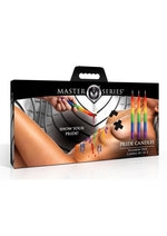 Load image into Gallery viewer, Master Series Pride Candles Rainbow Drip Candle - Multicolor/Rainbow - Set Of 3