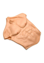 Load image into Gallery viewer, Master Series Ripped Silicone Male Chest Shirt - Vanilla - Medium
