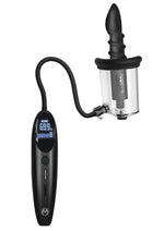 Load image into Gallery viewer, Master Series Rosebud Driller Deluxe Set Vibrating Silicone Rosebud Pump - Black
