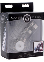 Load image into Gallery viewer, Master Series Spikes Double Finger Pinwheel - Metal