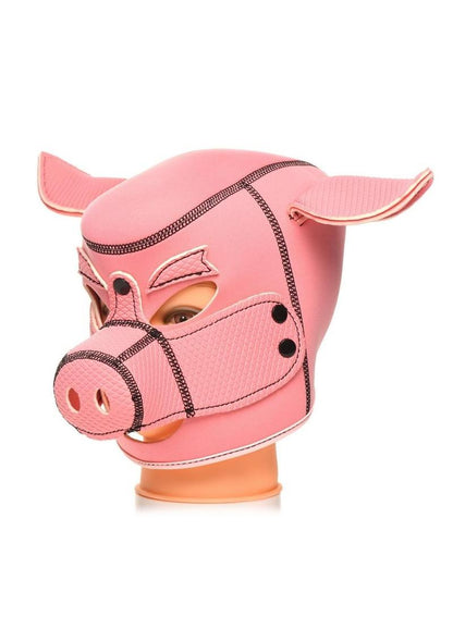 Master Series Swine Pig Neoprene Hood - Pink - One Size