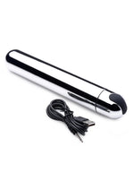 Load image into Gallery viewer, Master Series Thunder Bullet XL Rechargeable Bullet - Silver
