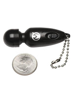 Load image into Gallery viewer, Master Series Thunderstick Mini Vibrating Wand Keychain - Black