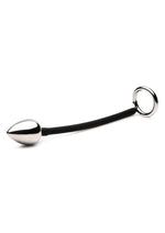 Load image into Gallery viewer, Master Series Tug + Plug Aluminum Cock and Ball Ring with Anal Plug