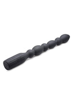 Load image into Gallery viewer, Master Series Viper Beads Silicone Rechargeable Anal Beaded Probe - Black
