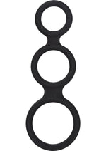 Load image into Gallery viewer, Maximizer Enhancer Silicone Cock Ring - Black
