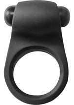 Load image into Gallery viewer, Maxx Gear Pleasure Ring Silicone Vibrating Cock Ring - Black
