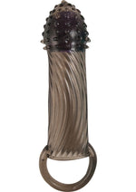 Load image into Gallery viewer, Maxx Gear Surge Plus Vibrating Textured Sleeve - Smoke
