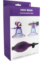 Load image into Gallery viewer, ME YOU US High Beam Vibrating Nipple Pump - Purple
