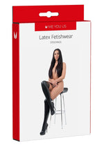 Load image into Gallery viewer, ME YOU US Latex Stockings - Black - Small

