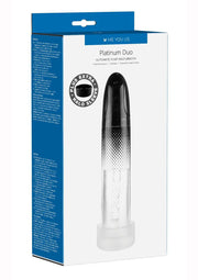 ME YOU US Platinum Duo Automatic Penis Pump Rechargeable Masturbator - Black/Clear