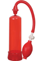 Load image into Gallery viewer, ME YOU US Pumped Up Fire Penis Pump - Red

