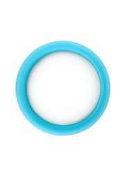 ME YOU US Silicone 55mm Cock Ring - Aqua/Blue