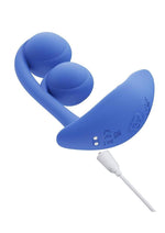 Load image into Gallery viewer, Melody Pressure Sensing App-Controlled Rechargeable Silicone Twin Balls Clit and G-Spot Vibrator