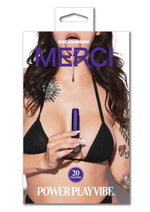 Load image into Gallery viewer, Merci Power Play Rechargeable with Silicone Grip Ring - Vanilla
