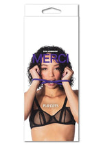 Load image into Gallery viewer, Merci Silicone Play Cuffs - Purple