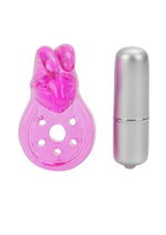 Load image into Gallery viewer, Micro Vibe Arouser Bunny Vibrating Cock Ring
