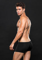Load image into Gallery viewer, Microfiber Black Waffle Boxer - Black - Medium/Small