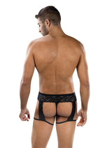 Load image into Gallery viewer, Midnight Stride Garters-Black-Os