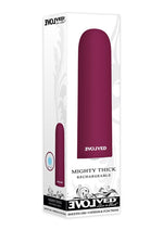 Load image into Gallery viewer, Mighty Thick Rechargeable Bullet Vibrator - Red
