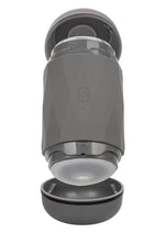 Load image into Gallery viewer, Milk Master Vibro Squeeze Rechargeable Silicone Stroker - Black