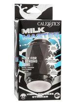 Load image into Gallery viewer, Milk Master Vibro Squeeze Rechargeable Silicone Stroker - Black