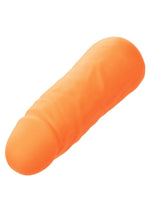 Load image into Gallery viewer, Mini Vibrating Studs Rechargeable Silicone Vibrator - Orange
