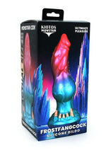 Load image into Gallery viewer, Monstar Cox Frostfang Cock Silicone Dildo - Blue/Pink