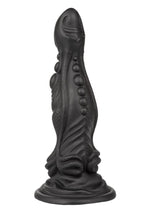 Load image into Gallery viewer, Monster Dong The Colossus Silicone Dildo - Black - 9.75in
