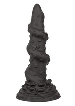 Load image into Gallery viewer, Monster Dong The Kraken Silicone Dildo - Black - 8in