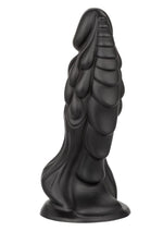 Load image into Gallery viewer, Monster Dong The Martian Silicone Dildo - Black - 7.75in